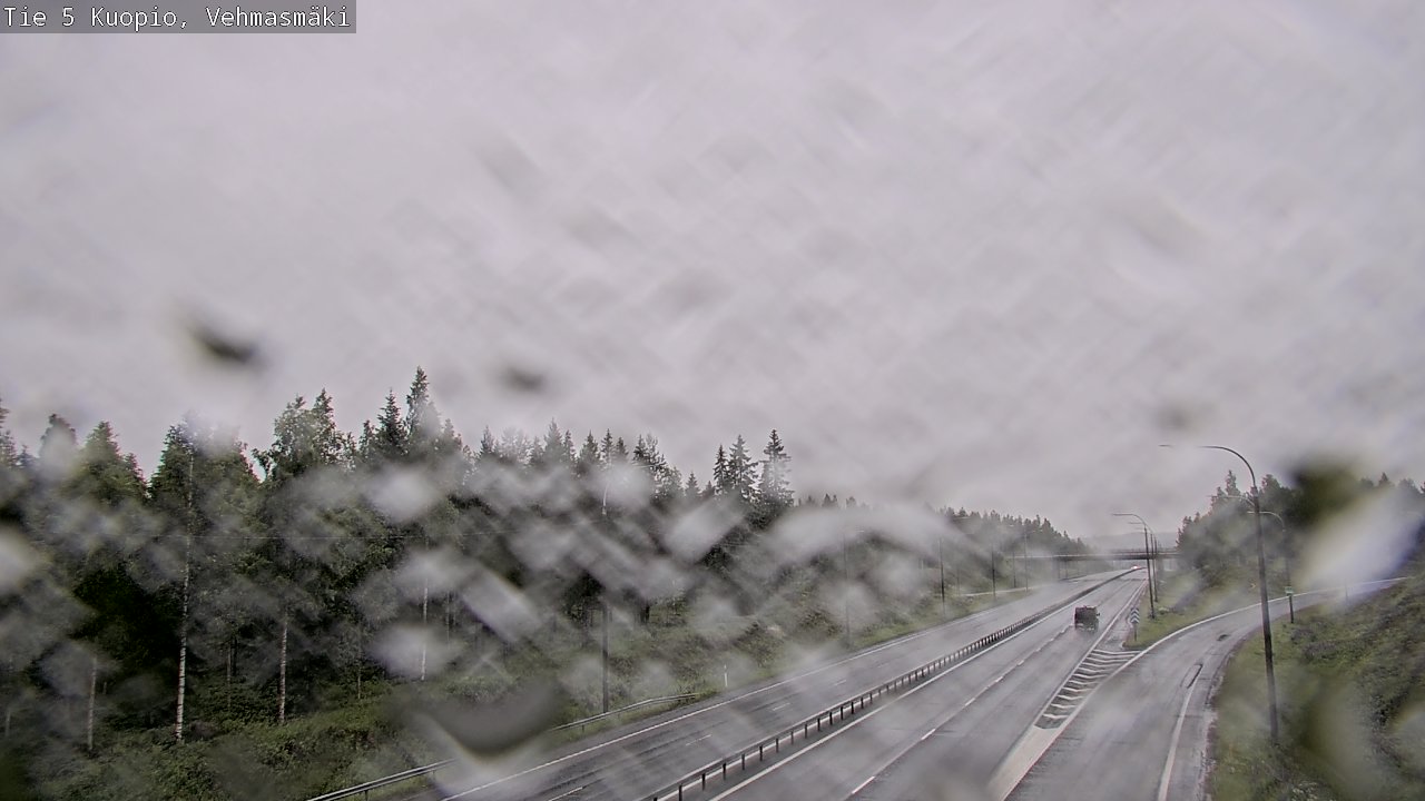 Weather Camera Image Väg 5 Kuopio, Vehmasmäki, Kuopio, Pohjois-Savo
