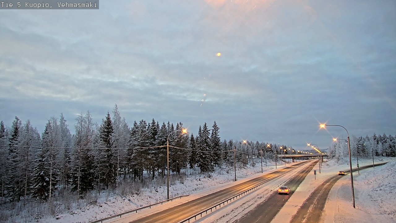 Kelikamerat Kuva Tie 5 Kuopio, Vehmasmäki, Kuopio, Pohjois-Savo