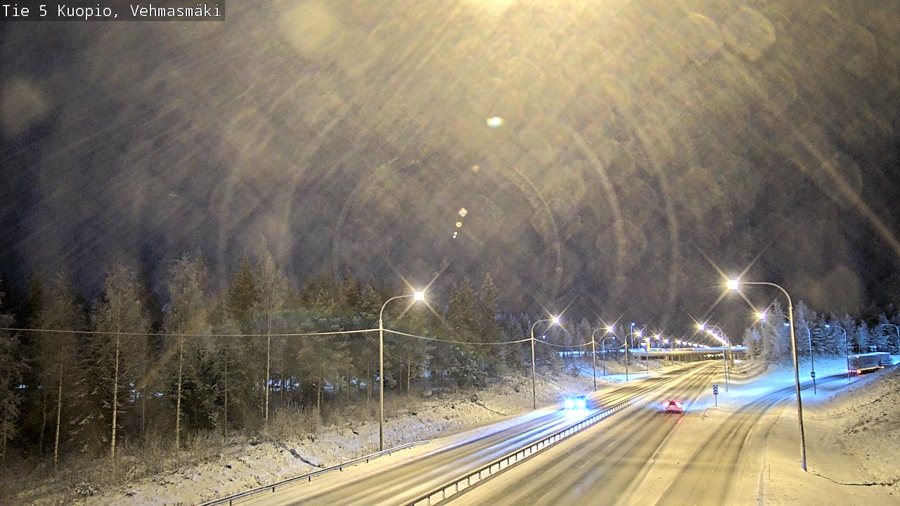 Kelikamerat Kuva Tie 5 Kuopio, Vehmasmäki, Kuopio, Pohjois-Savo