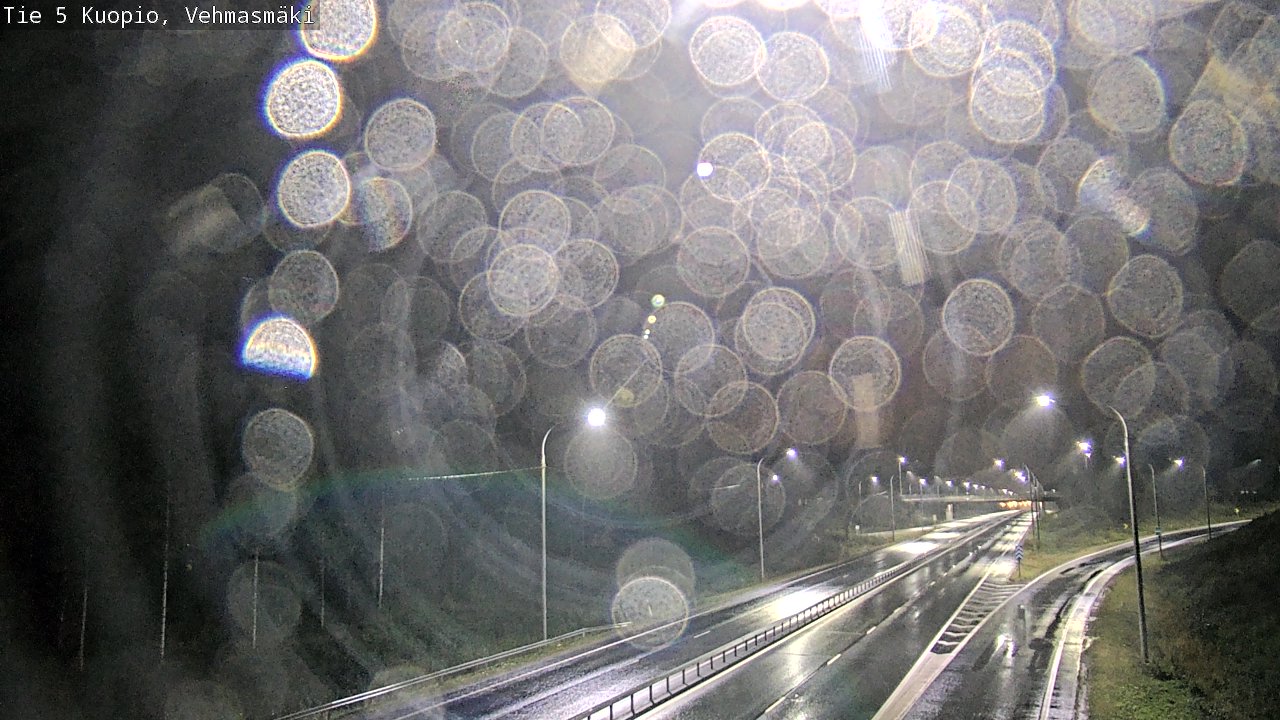 Weather Camera Image Road 5 Kuopio, Vehmasmäki, Kuopio, Pohjois-Savo