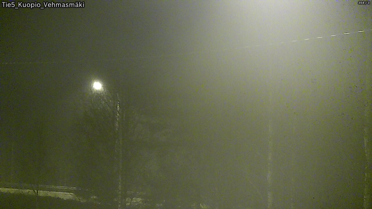 Weather Camera Image Road 5 Kuopio, Vehmasmäki, Kuopio, Pohjois-Savo