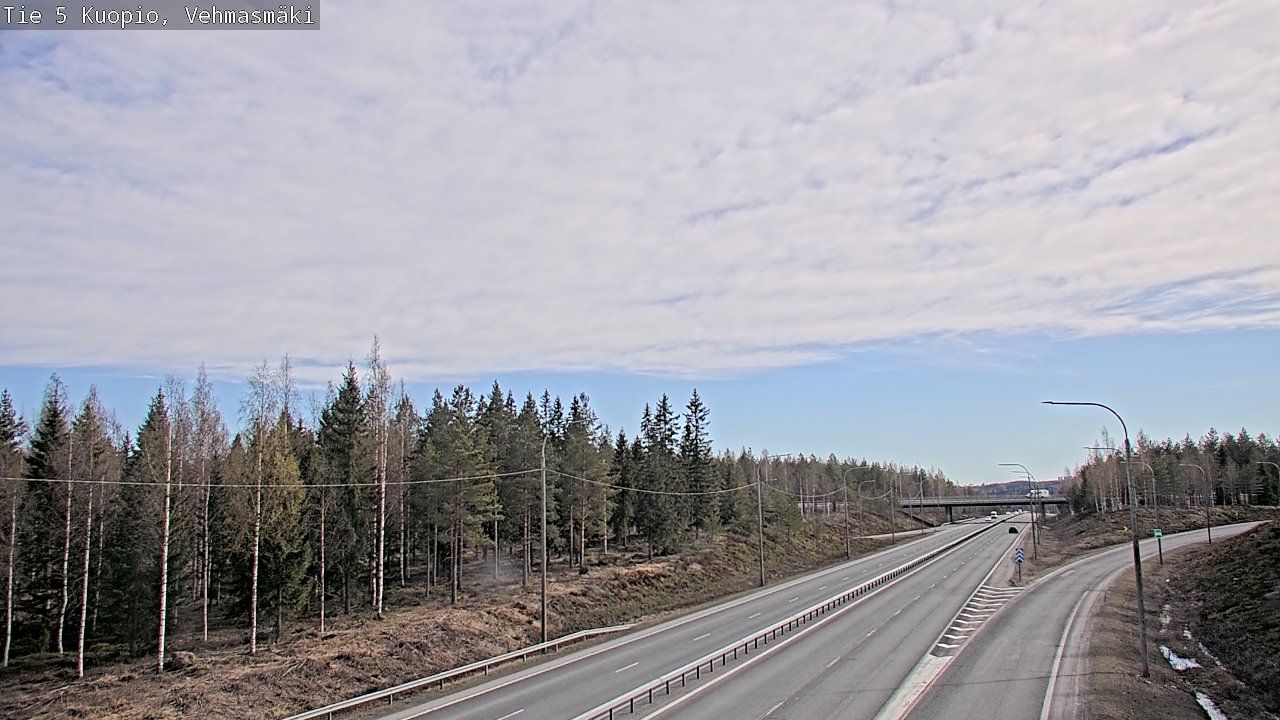 Kelikamerat Kuva Tie 5 Kuopio, Vehmasmäki, Kuopio, Pohjois-Savo