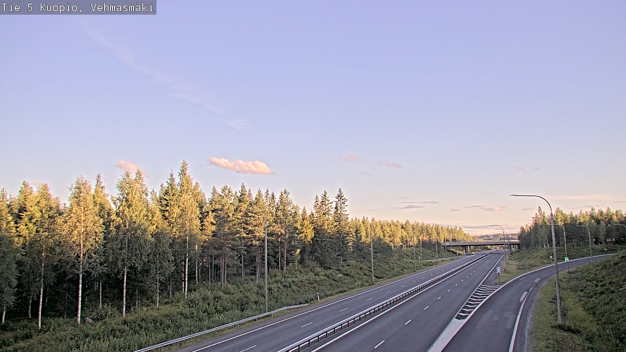 Kelikamerat Kuva Tie 5 Kuopio, Vehmasmäki, Kuopio, Pohjois-Savo