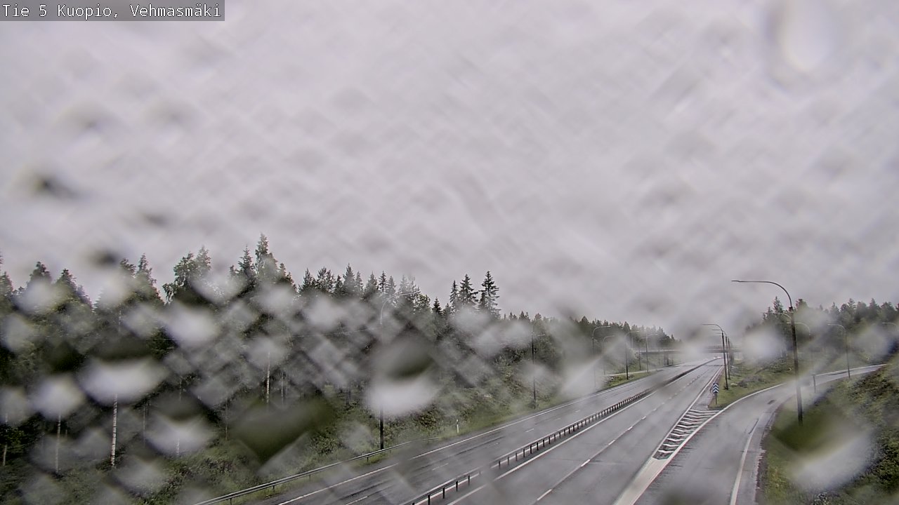 Weather Camera Image Väg 5 Kuopio, Vehmasmäki, Kuopio, Pohjois-Savo