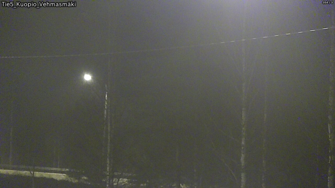 Weather Camera Image Road 5 Kuopio, Vehmasmäki, Kuopio, Pohjois-Savo