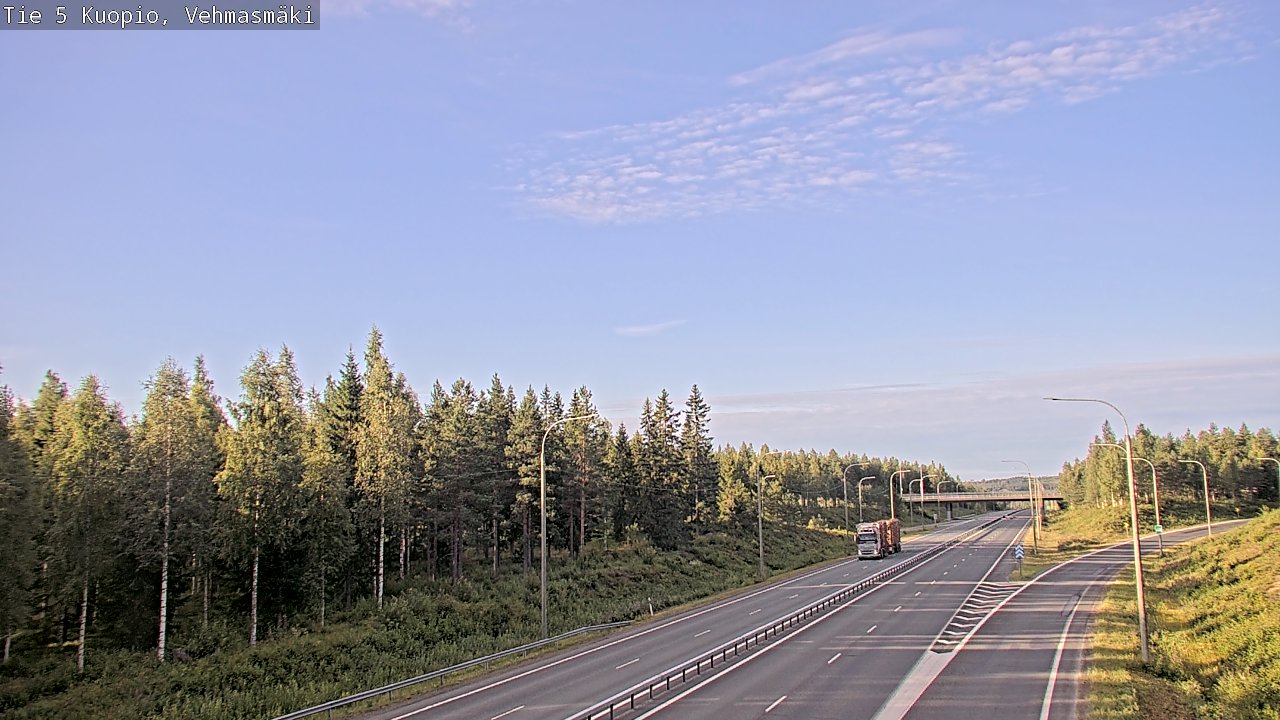 Kelikamerat Kuva Tie 5 Kuopio, Vehmasmäki, Kuopio, Pohjois-Savo