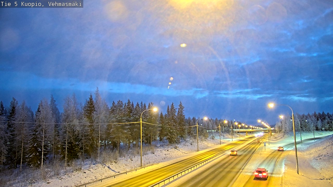 Kelikamerat Kuva Tie 5 Kuopio, Vehmasmäki, Kuopio, Pohjois-Savo