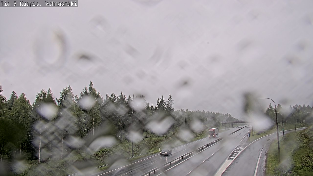 Weather Camera Image Väg 5 Kuopio, Vehmasmäki, Kuopio, Pohjois-Savo