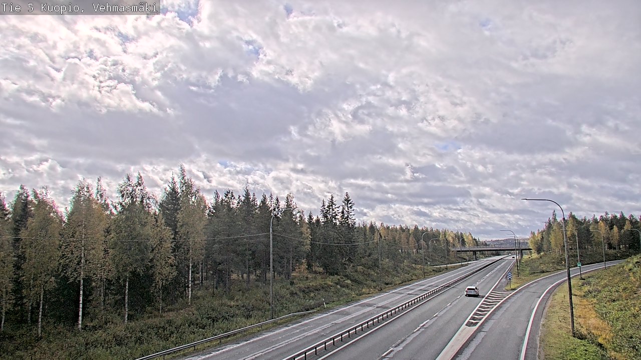 Kelikamerat Kuva Tie 5 Kuopio, Vehmasmäki, Kuopio, Pohjois-Savo