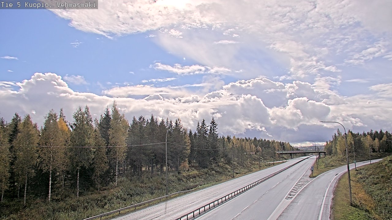 Weather Camera Image Road 5 Kuopio, Vehmasmäki, Kuopio, Pohjois-Savo