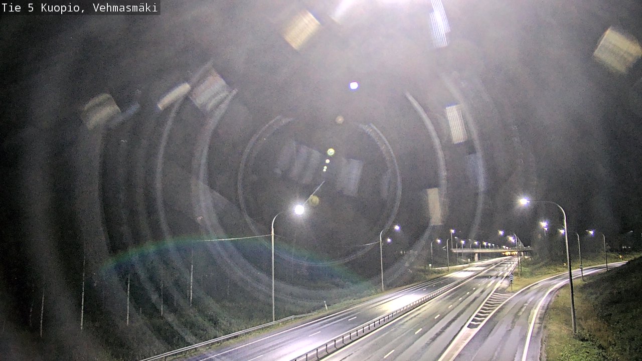 Weather Camera Image Road 5 Kuopio, Vehmasmäki, Kuopio, Pohjois-Savo