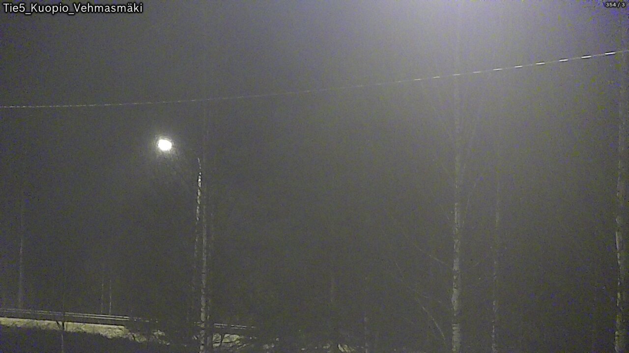 Weather Camera Image Road 5 Kuopio, Vehmasmäki, Kuopio, Pohjois-Savo