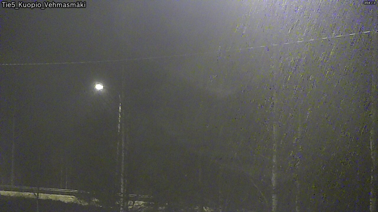 Weather Camera Image Väg 5 Kuopio, Vehmasmäki, Kuopio, Pohjois-Savo