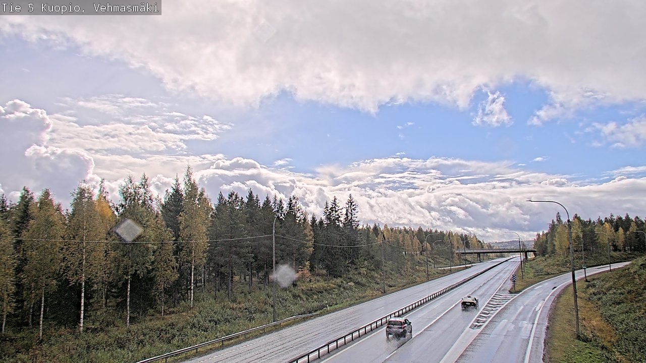 Weather Camera Image Road 5 Kuopio, Vehmasmäki, Kuopio, Pohjois-Savo