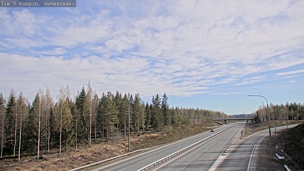 Kelikamerat Kuva Tie 5 Kuopio, Vehmasmäki, Kuopio, Pohjois-Savo