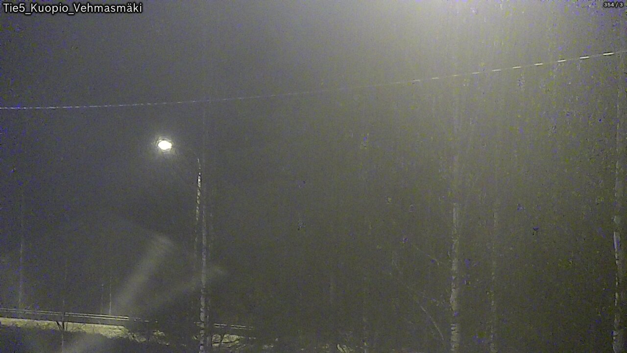 Weather Camera Image Väg 5 Kuopio, Vehmasmäki, Kuopio, Pohjois-Savo