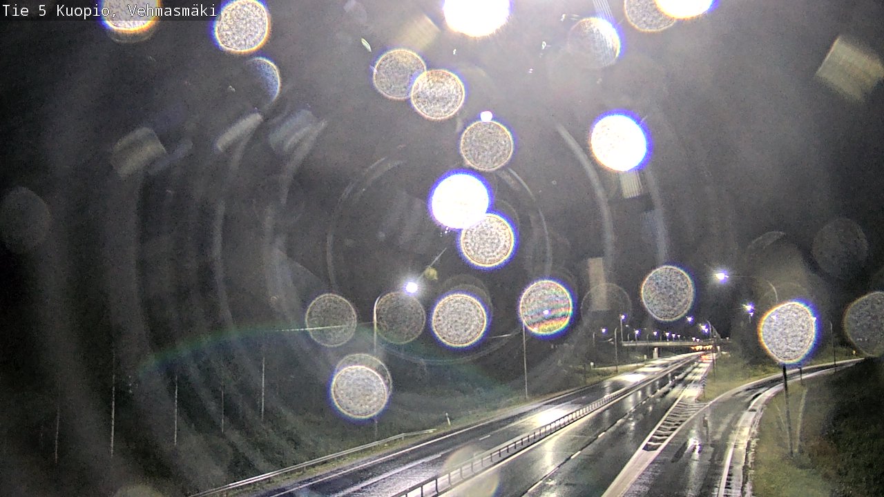 Weather Camera Image Road 5 Kuopio, Vehmasmäki, Kuopio, Pohjois-Savo