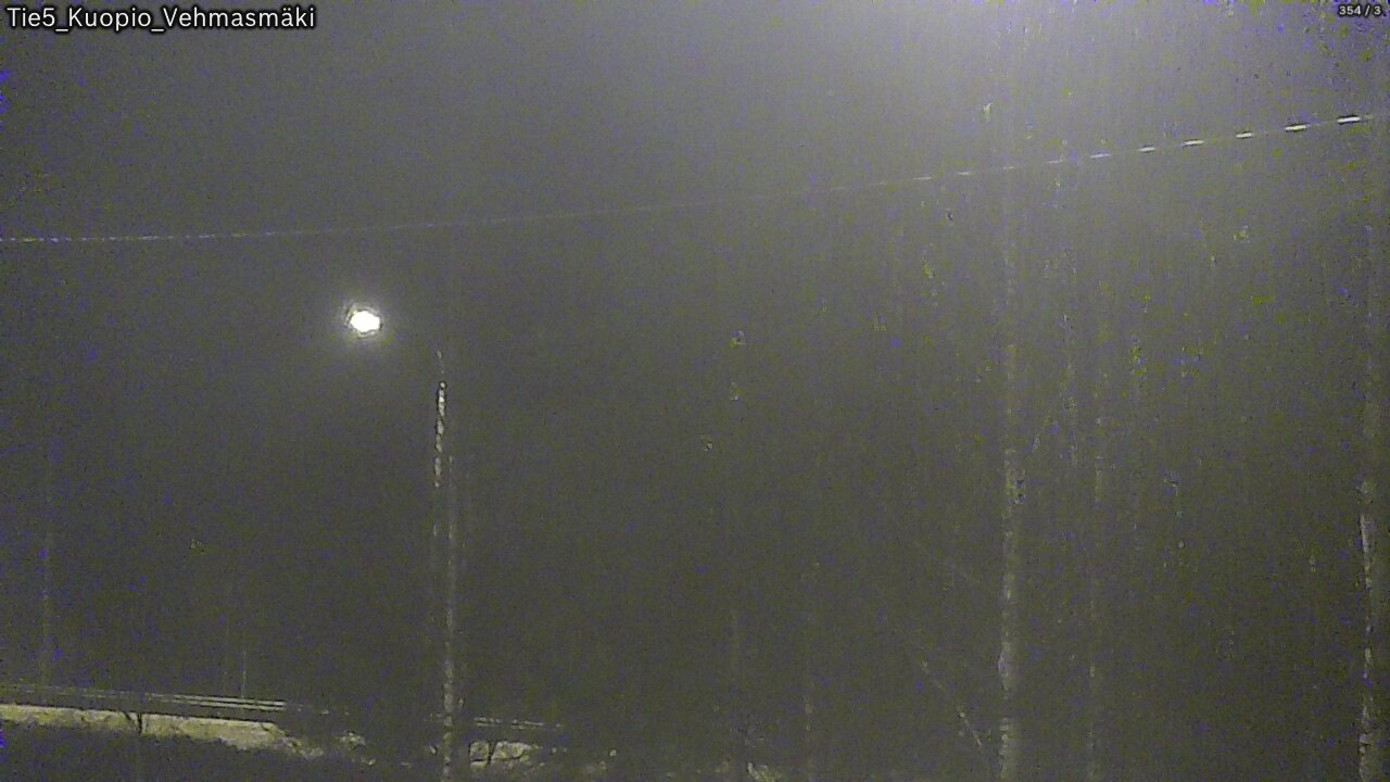 Weather Camera Image Väg 5 Kuopio, Vehmasmäki, Kuopio, Pohjois-Savo