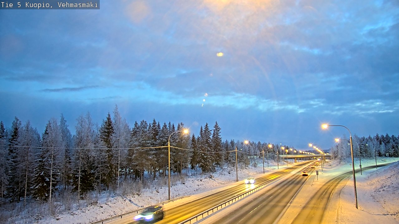 Kelikamerat Kuva Tie 5 Kuopio, Vehmasmäki, Kuopio, Pohjois-Savo