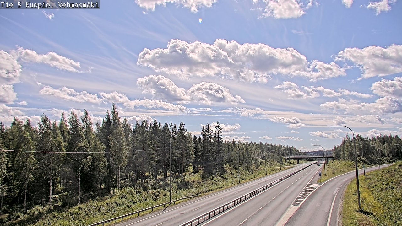 Kelikamerat Kuva Tie 5 Kuopio, Vehmasmäki, Kuopio, Pohjois-Savo