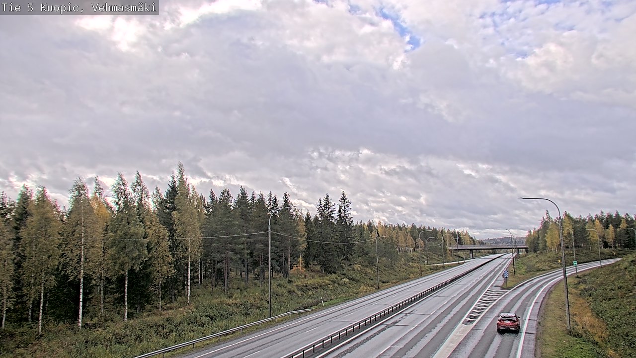 Kelikamerat Kuva Tie 5 Kuopio, Vehmasmäki, Kuopio, Pohjois-Savo