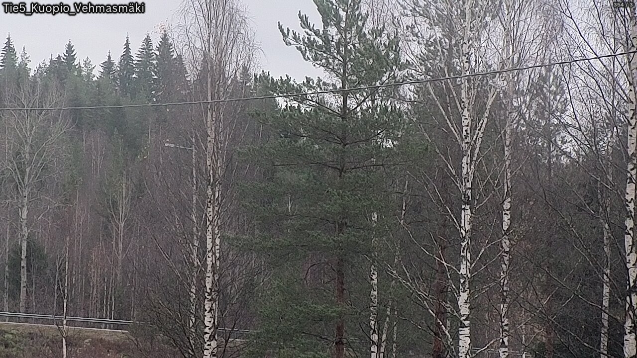 Weather Camera Image Väg 5 Kuopio, Vehmasmäki, Kuopio, Pohjois-Savo