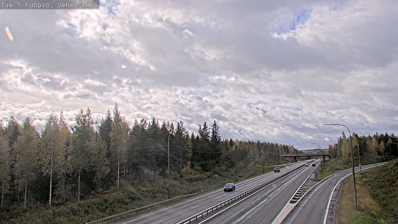 Kelikamerat Kuva Tie 5 Kuopio, Vehmasmäki, Kuopio, Pohjois-Savo