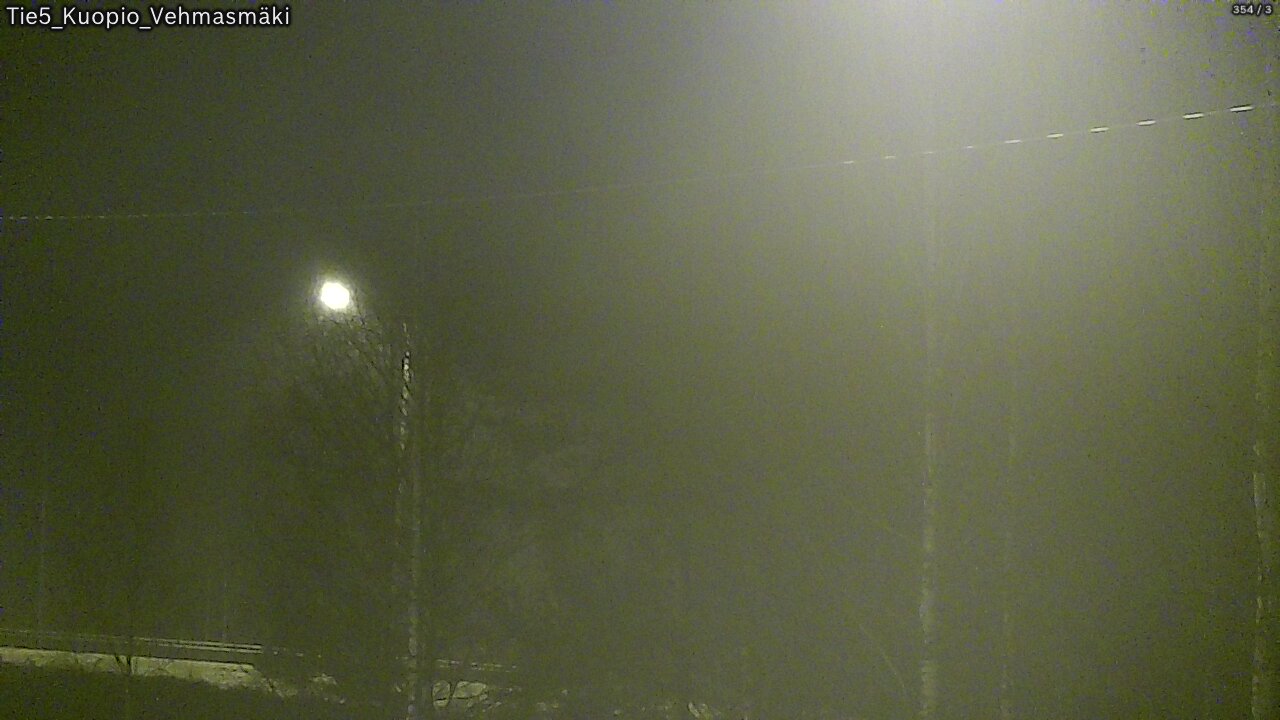 Weather Camera Image Road 5 Kuopio, Vehmasmäki, Kuopio, Pohjois-Savo