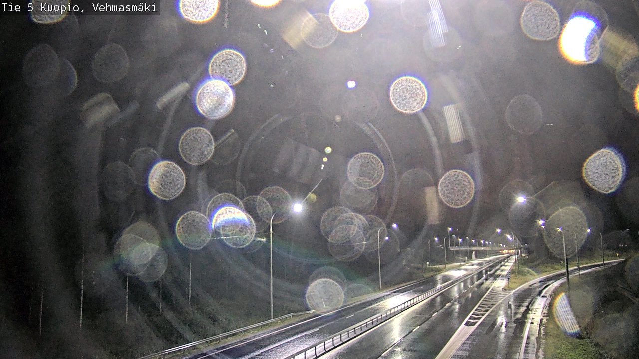 Weather Camera Image Road 5 Kuopio, Vehmasmäki, Kuopio, Pohjois-Savo