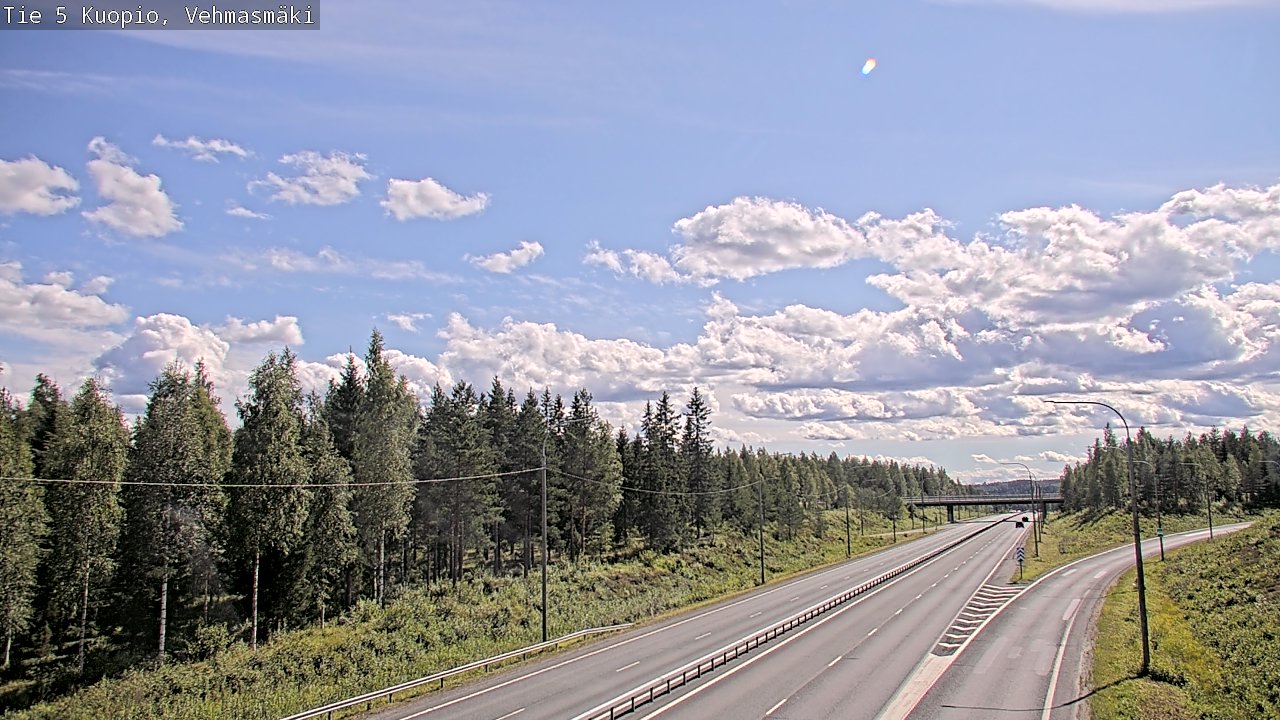 Kelikamerat Kuva Tie 5 Kuopio, Vehmasmäki, Kuopio, Pohjois-Savo