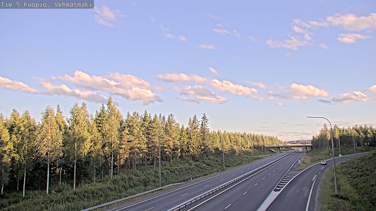 Kelikamerat Kuva Tie 5 Kuopio, Vehmasmäki, Kuopio, Pohjois-Savo