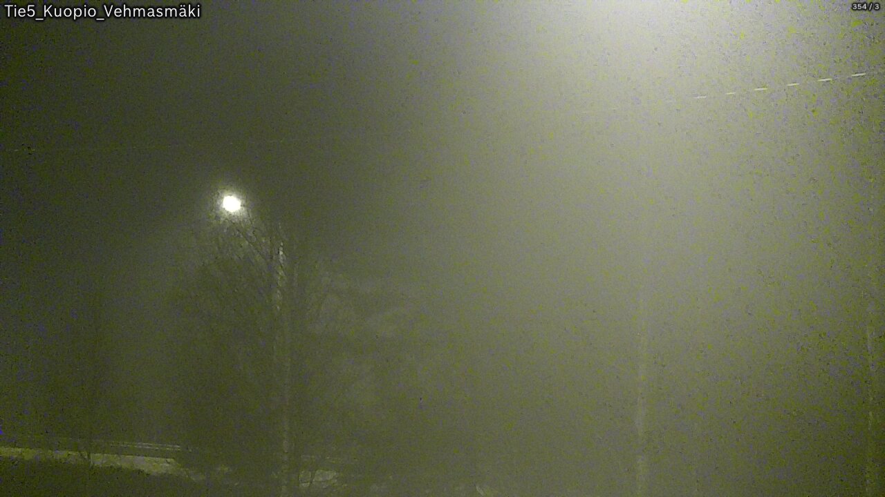 Weather Camera Image Road 5 Kuopio, Vehmasmäki, Kuopio, Pohjois-Savo