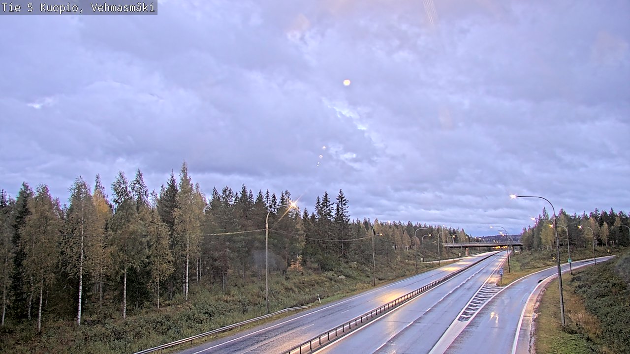 Weather Camera Image Road 5 Kuopio, Vehmasmäki, Kuopio, Pohjois-Savo