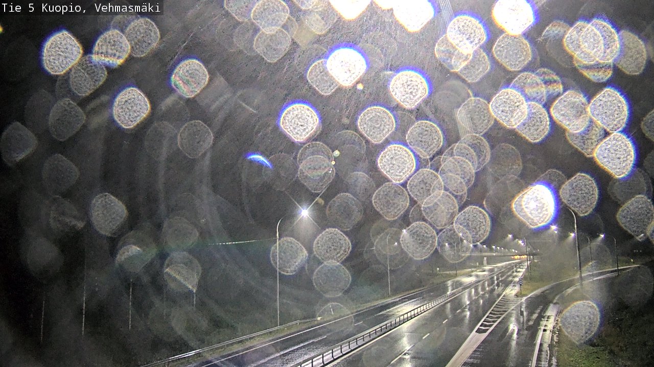 Weather Camera Image Road 5 Kuopio, Vehmasmäki, Kuopio, Pohjois-Savo