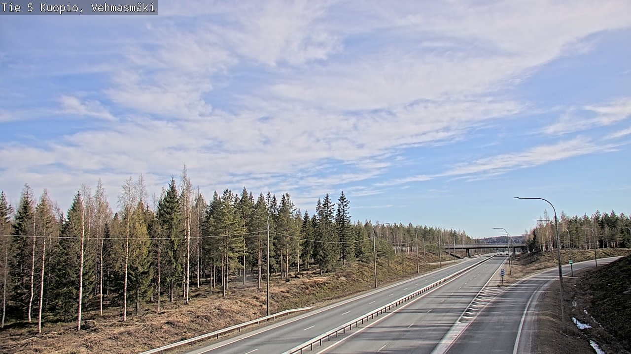 Kelikamerat Kuva Tie 5 Kuopio, Vehmasmäki, Kuopio, Pohjois-Savo