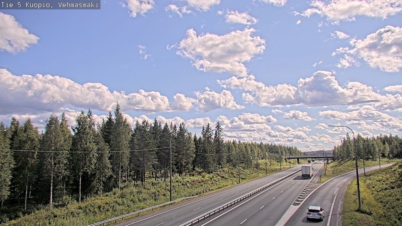 Kelikamerat Kuva Tie 5 Kuopio, Vehmasmäki, Kuopio, Pohjois-Savo