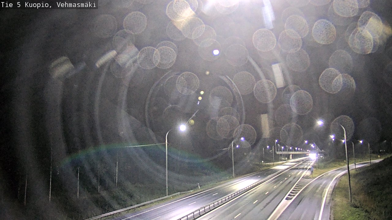 Weather Camera Image Road 5 Kuopio, Vehmasmäki, Kuopio, Pohjois-Savo