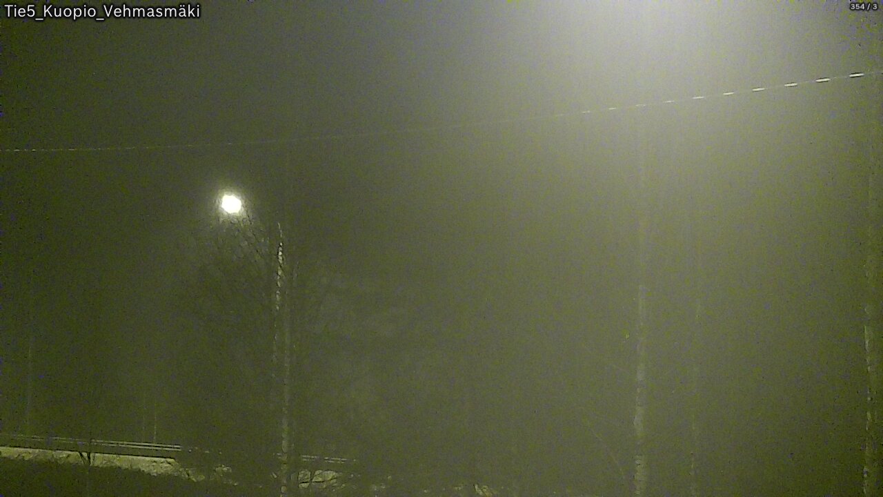 Weather Camera Image Road 5 Kuopio, Vehmasmäki, Kuopio, Pohjois-Savo