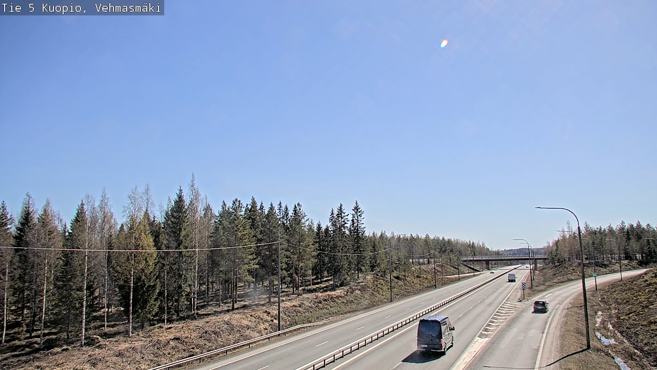 Kelikamerat Kuva Tie 5 Kuopio, Vehmasmäki, Kuopio, Pohjois-Savo