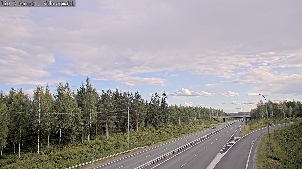 Kelikamerat Kuva Tie 5 Kuopio, Vehmasmäki, Kuopio, Pohjois-Savo