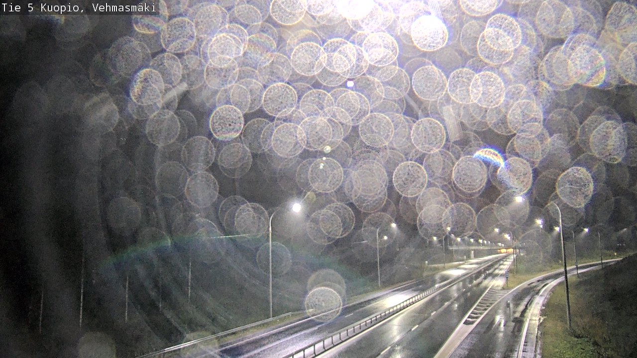 Weather Camera Image Road 5 Kuopio, Vehmasmäki, Kuopio, Pohjois-Savo