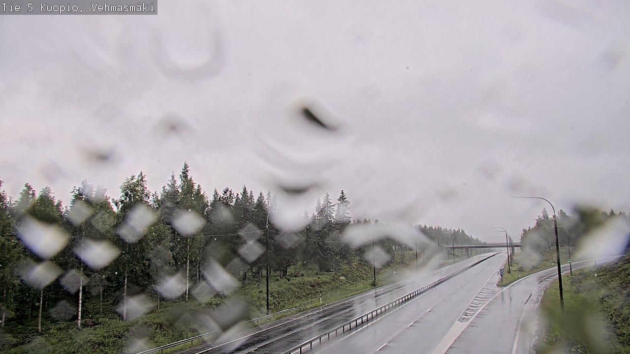 Weather Camera Image Väg 5 Kuopio, Vehmasmäki, Kuopio, Pohjois-Savo