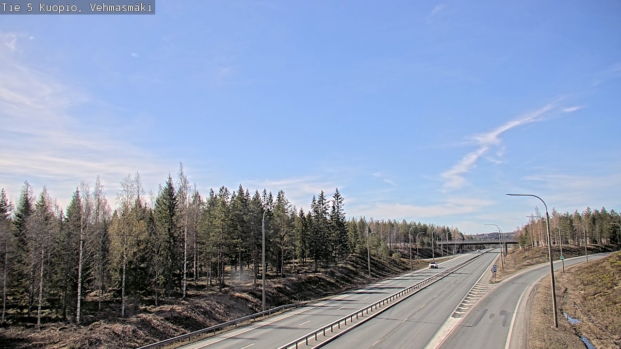 Kelikamerat Kuva Tie 5 Kuopio, Vehmasmäki, Kuopio, Pohjois-Savo