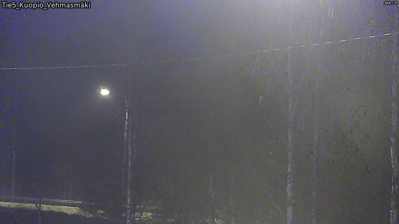 Weather Camera Image Väg 5 Kuopio, Vehmasmäki, Kuopio, Pohjois-Savo