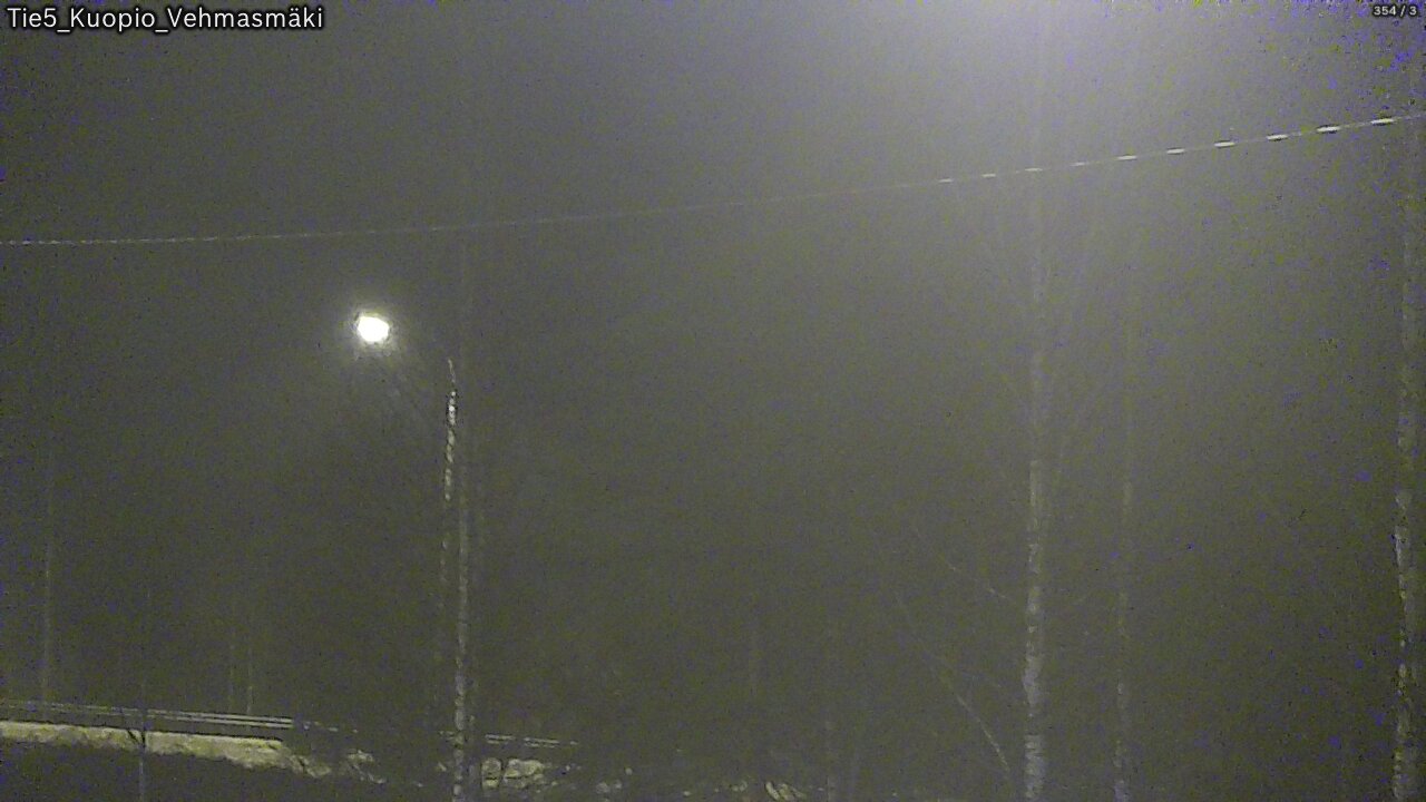 Weather Camera Image Road 5 Kuopio, Vehmasmäki, Kuopio, Pohjois-Savo