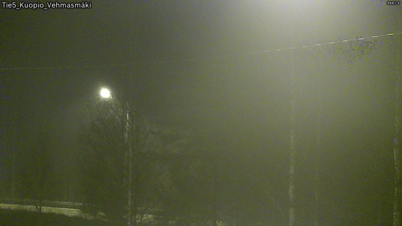 Weather Camera Image Road 5 Kuopio, Vehmasmäki, Kuopio, Pohjois-Savo