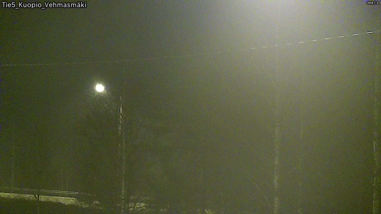 Weather Camera Image Road 5 Kuopio, Vehmasmäki, Kuopio, Pohjois-Savo