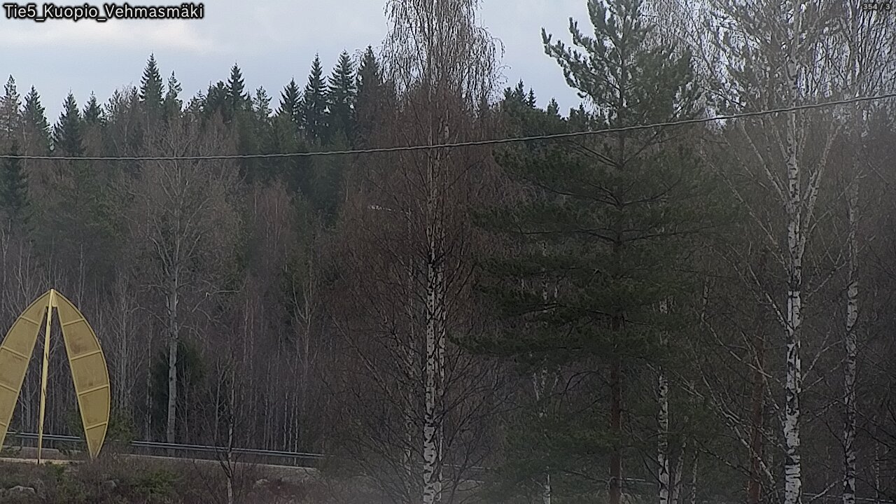 Weather Camera Image Road 5 Kuopio, Vehmasmäki, Kuopio, Pohjois-Savo
