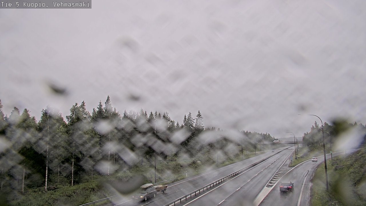 Weather Camera Image Väg 5 Kuopio, Vehmasmäki, Kuopio, Pohjois-Savo