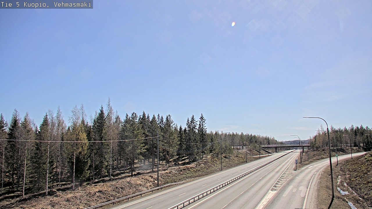 Kelikamerat Kuva Tie 5 Kuopio, Vehmasmäki, Kuopio, Pohjois-Savo